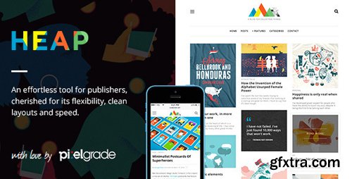 ThemeForest - HEAP v1.9.8 - A Snappy Responsive WordPress Blog Theme - 7422943