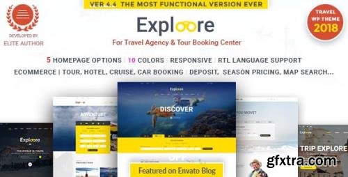 ThemeForest - Tour Booking Travel - EXPLOORE Travel v4.3 - 16170990