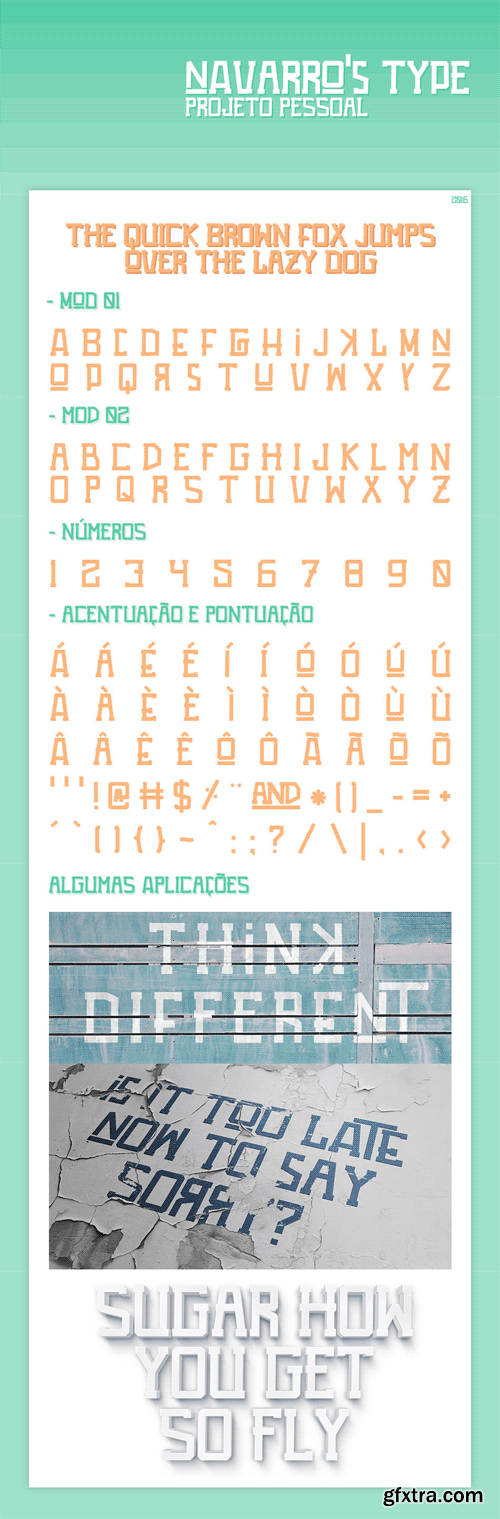 Navarro’s Type Font