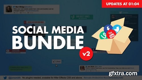 VideoHive - Social Media Bundle 10320667