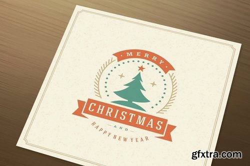 CM - 10 Christmas Logos and Badges 1045569