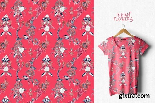 Indian Flowers Patterns