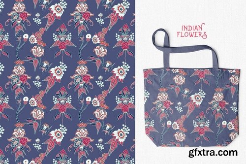 Indian Flowers Patterns