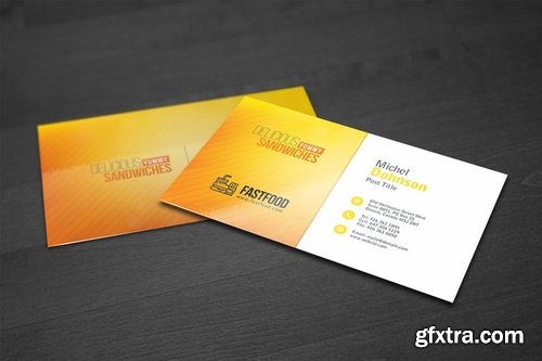 Fastfood Corporate Business Card