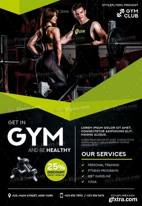 GYM PSD Flyer Template