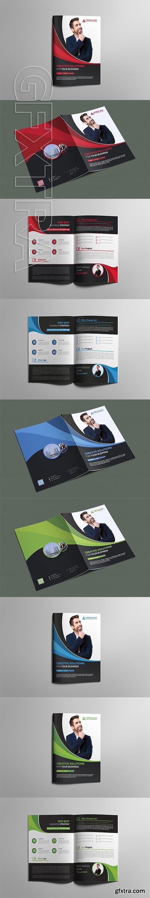 CreativeMarket - Bifold Brochure 2172743