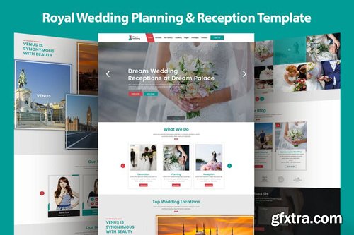 Royal Wedding Planning & Reception Template