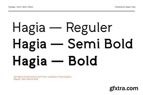 TG Hagia Font Family