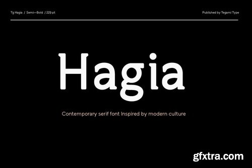 TG Hagia Font Family