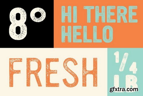 YWFT Ultramagnetic Rough Font Family