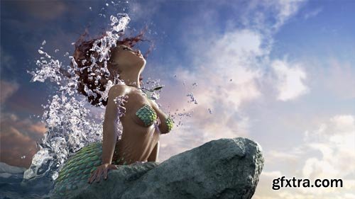 Adding Dynamics to a Mermaid Animation with Bifrost in Maya