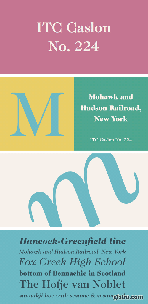 ITC Caslon No. 224 Font Family