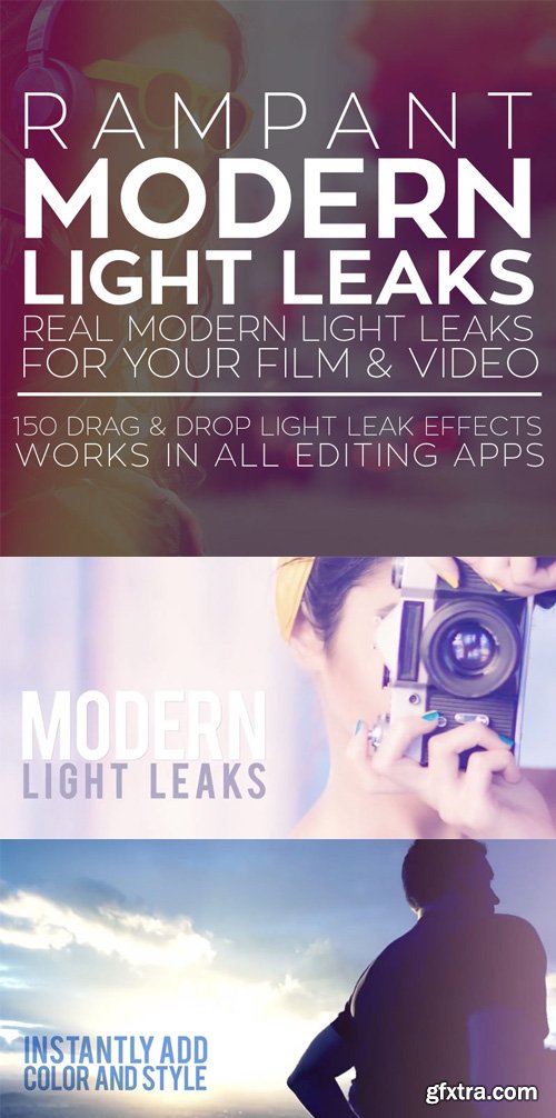 Rampant Design Tools - Modern Light Leaks