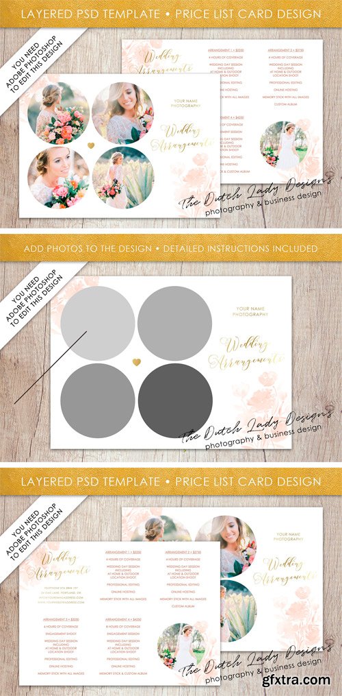 CM - PSD Photo Price Card Template #11 2164337