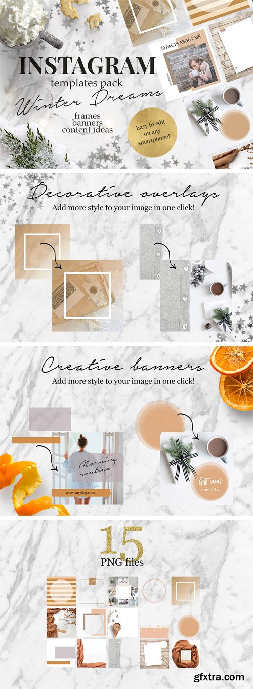 CM - Winter Hygge Instagram Templates 2132445