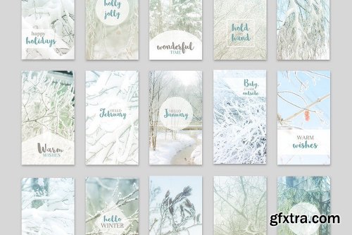 CreativeMarket Instagram Winter Pack 2118885