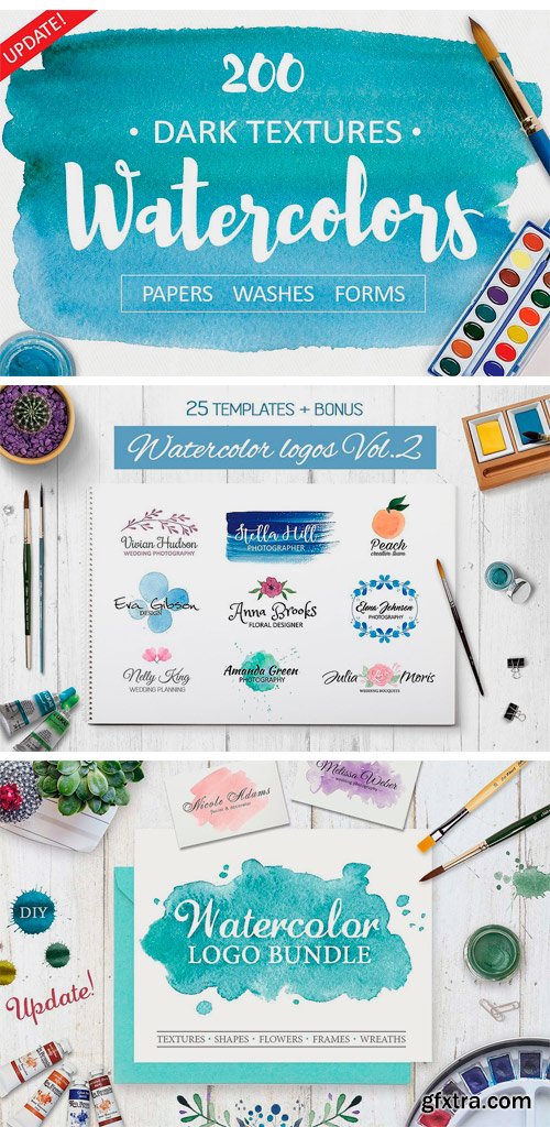 CM - Huge Watercolor Bundle 2114586