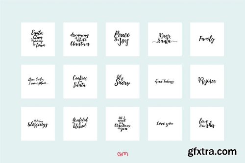 CreativeMarket Holiday Quote Bundle 2118470