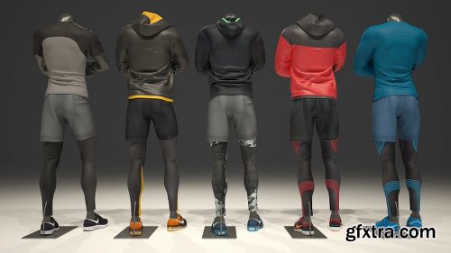 CreativeMarket Male Mannequin Nike Pack 1 2123419