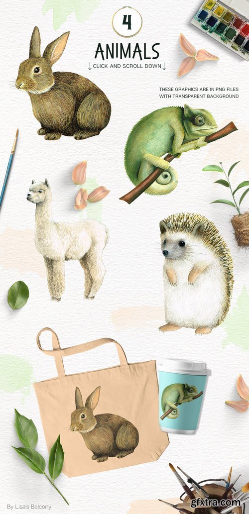 CM - Cacti and Animals - Design Kit 1857539