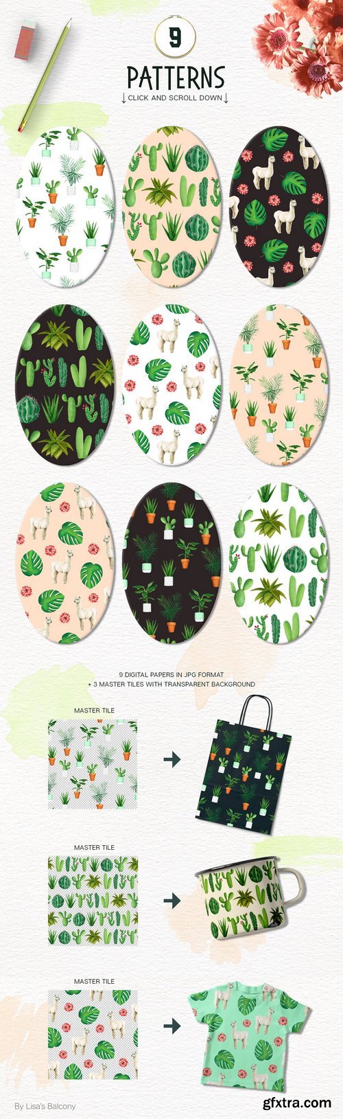 CM - Cacti and Animals - Design Kit 1857539