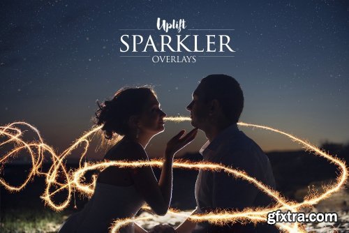 CreativeMarket SALE! 160 Sparkler Overlays 1120164