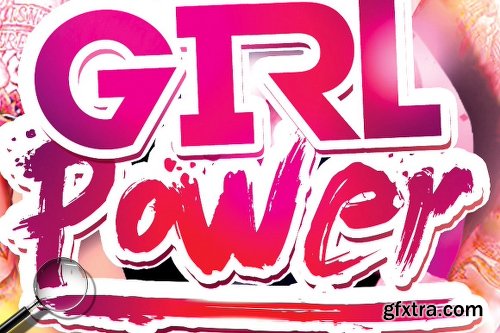 CreativeMarket Girl Power | Event Flyer Template 2125026