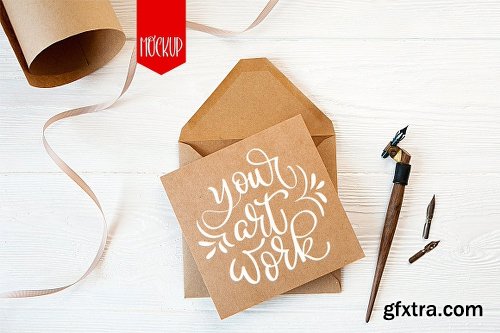 CreativeMarket Envelop Letter Mock Up 2124015