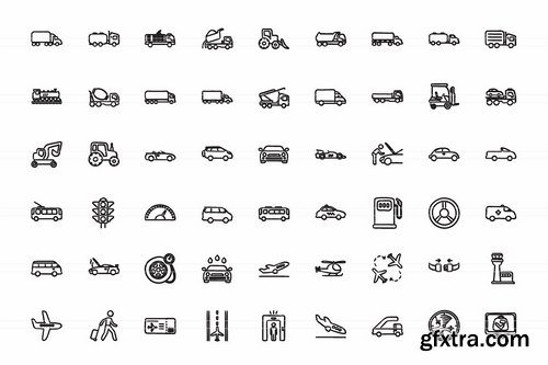 CM - Hand drawn vector doodle icon set 1961606