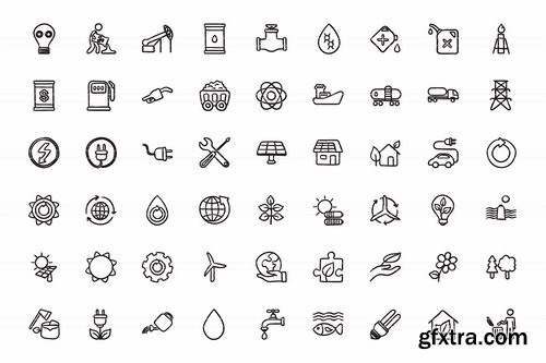 CM - Hand drawn vector doodle icon set 1961606