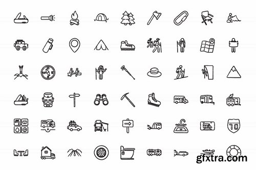 CM - Hand drawn vector doodle icon set 1961606