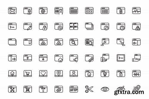 CM - Hand drawn vector doodle icon set 1961606