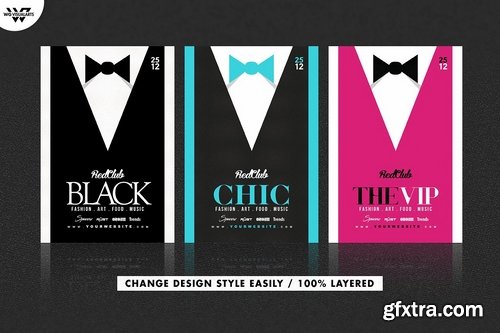 CM - 3in1 VIP CLASSY SUIT Flyer Template 1945614