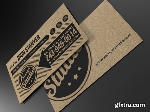 CM - Kraft Paper Business Card Bundle 1945304