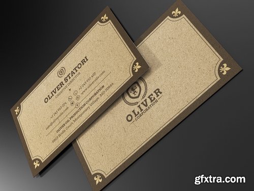 CM - Kraft Paper Business Card Bundle 1945304