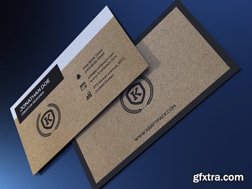 CM - Kraft Paper Business Card Bundle 1945304