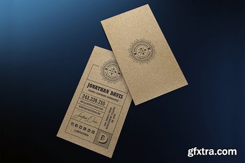 CM - Kraft Paper Business Card Bundle 1945304