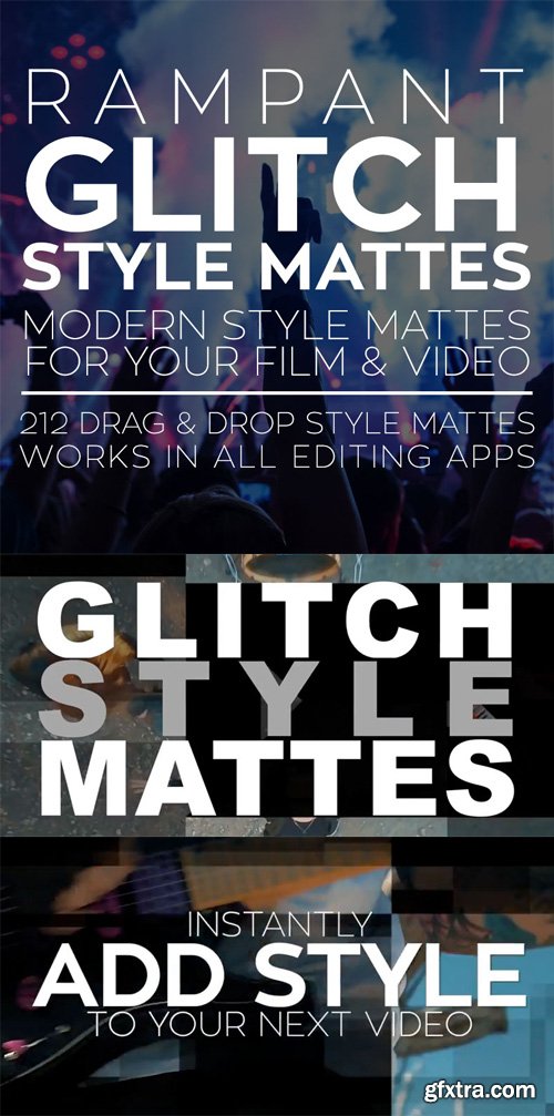 Rampant Design Tools - Glitch Style Mattes