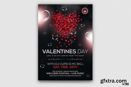 GraphicRiver - Valentines Day Flyer Template V14 21143835