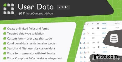 CodeCanyon - PrivateContent - User Data add-on v2.32 - 2399731