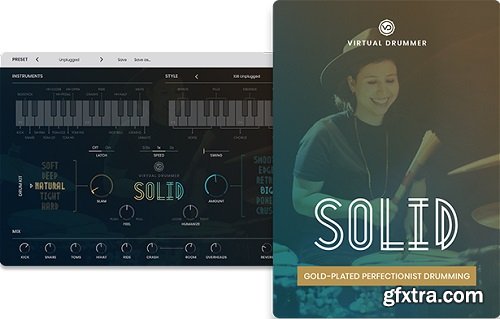 UJAM Virtual Drummer SOLID v1.0.0 with LiBRARY Incl Patched and Keygen WIN OSX-R2R