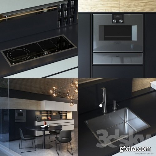 Kitchen Poliform Varenna My Planet 3d Model