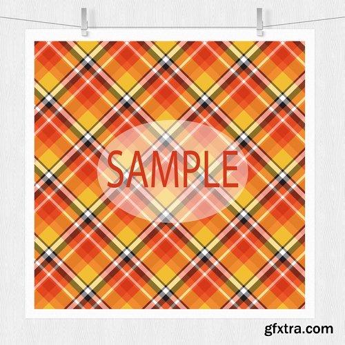 CM - Fall Autumn Plaid Digital Paper 1962040