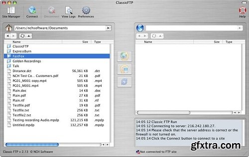 NCH ClassicFTP Plus 3.04 (macOS)