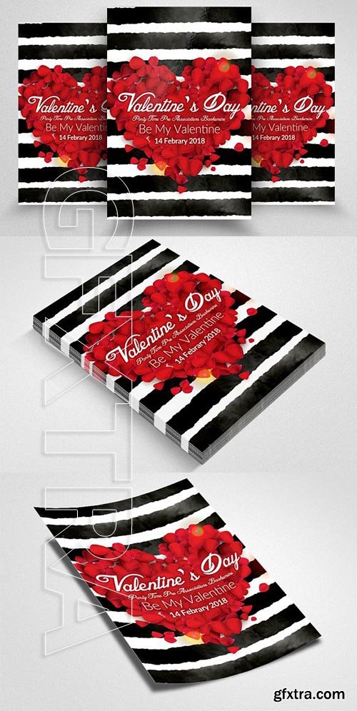 CreativeMarket - Valentines Day Flyer 2172315