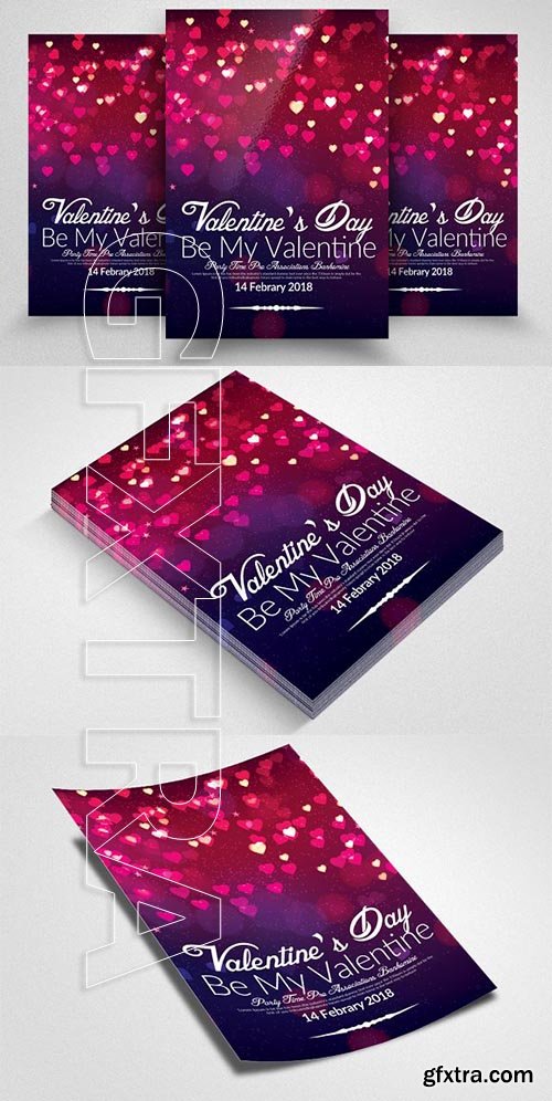 CreativeMarket - Valentines Day PSD Flyer 2172410