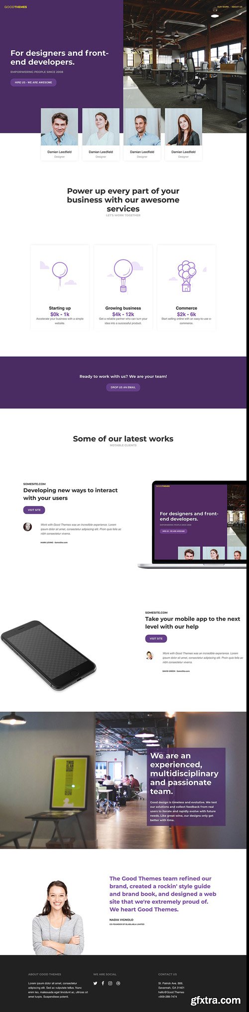 GoodThemes - Landing Pages Bundle 1 - CM 2148465