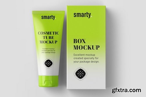 CM - Cosmetic Tube & Box Mockup 1959492