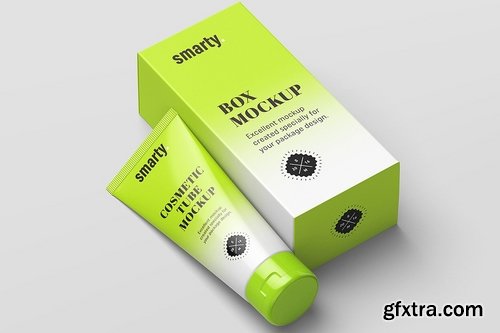 CM - Cosmetic Tube & Box Mockup 1959492