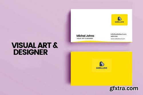 VISUAL ART & DESIGNER PSD CARD TEMPLATE